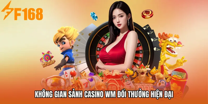 Không gian Sảnh Casino Wm đổi thưởng hiện đại Không gian Sảnh Casino Wm đổi thưởng hiện đại