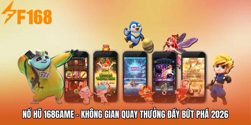 Nổ Hũ 168game - Không Gian Quay Thưởng Đầy Bứt Phá 2026
